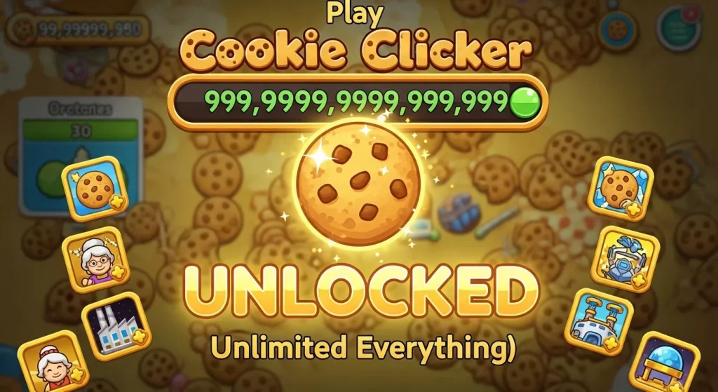 Play Cookie Clicker Unlocked (Unlimited Everything)