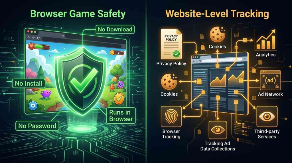 Browser vs website game