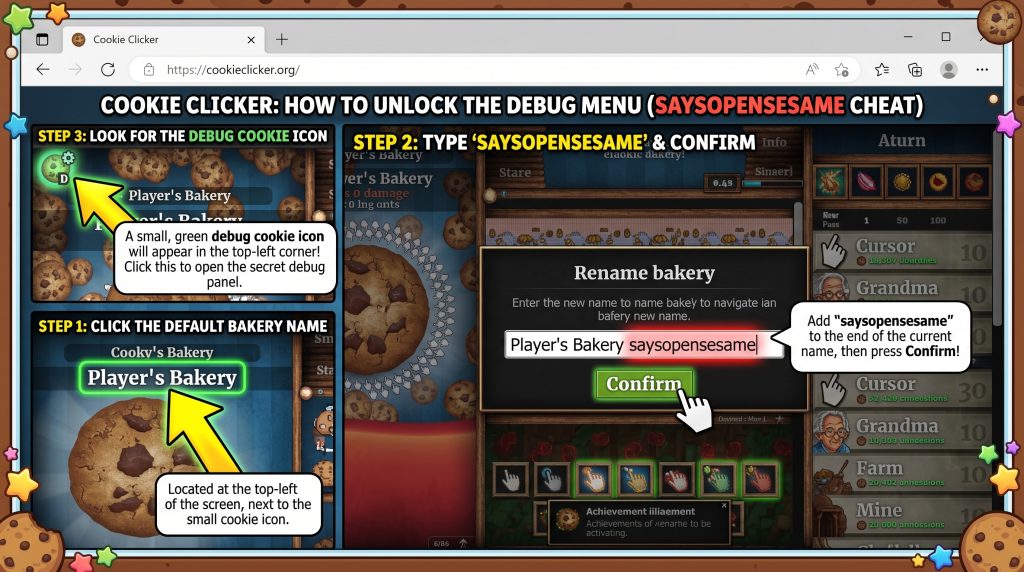 Cookie Clicker bakery